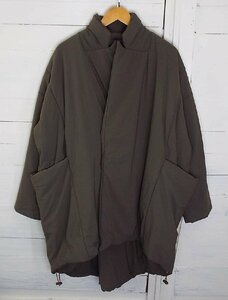 T3399〇BASISBROEK(バージスブルック)中綿 コート ジャケット オリーブ サイズ3