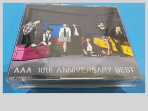 AAA 10th ANNIVERSARY BEST 　ベスト　CDアルバム　2枚組+DVD