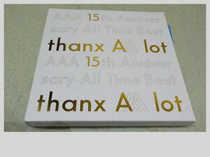  AAA 15th Anniversary All Time Best -thanx AAA lot-　初回生産限定盤　写真集付き　CDアルバム　５枚組　ベスト