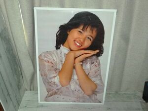 石野真子　ポスター　パネル入り　現状品