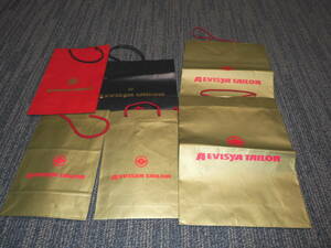 EVISUジーンズ　購入時の包装袋6枚　まとめて　金色　黒色　赤色