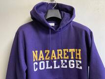 Champion チャンピオン NAZARETH COLLEGE ナザレス カレッジ スウェット パーカー トレーナー パープル S_画像4