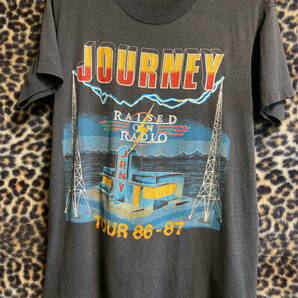 70s 80s ヴィンテージ JOURNEY ジャーニー ツアー 両面プリント Tシャツ ロックT バンドT ROCK プログレッシブ ハードロックの画像1