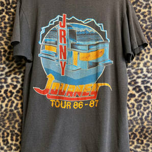 70s 80s ヴィンテージ JOURNEY ジャーニー ツアー 両面プリント Tシャツ ロックT バンドT ROCK プログレッシブ ハードロックの画像2