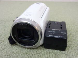 165-G58) 現状品 SONY デジタルビデオカメラ HDE-CX680 本体 充電器のみ ※説明文必読※