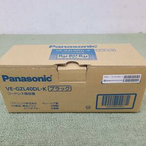 171-Y64) 中古品 パナソニック デジタルコードレス電話機 RU・RU・RU VE-GZL40DL-K ブラック 子機 ※動作未確認※の画像1