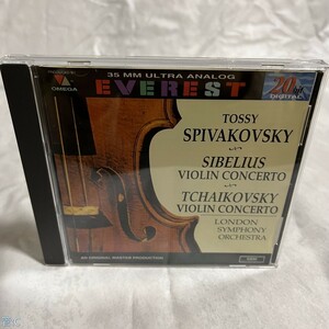 CD ロンドン交響楽団/タウノ・ハンニカイネン/ワルター・ゲール Sibelius, Tchaikovsky: Violin Concertos / Spivakovsky 管:C [0]P