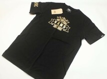 ◆新品◆ 定価5280円!! VANS ヴァンズ Ｔシャツ 金プリント 半袖 黒 ブラック 丸首 クルーネック カットソー Lサイズ_画像1