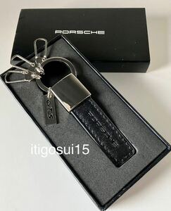 ★【未使用】ポルシェ PORSCHE★GTS キーホルダー キーリング ブラック ノベルティ