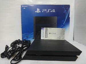 H093 中古 ゲーム 本体 PS4 Playstation4 500GB CUH-1200A ジェットブラック 動作確認済 初期化済 モノラルヘッドセット欠品