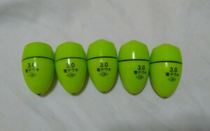 5 piece 3 number . color electric float glandiform float cone float ... float fishing battery none 