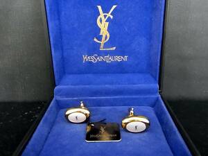 ◎№4712◎■新品タグ付き■【YSL】サンローラン【ゴールド】■カフス♪