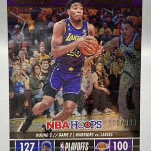 999枚限定 2023-24 Panini Hoops Road To The Finals LA Lakers Rui Hachimura 八村塁 NBAカード の画像1