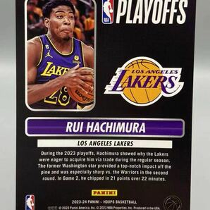 999枚限定 2023-24 Panini Hoops Road To The Finals LA Lakers Rui Hachimura 八村塁 NBAカード の画像2