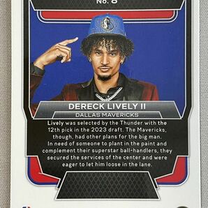【RC】 Dereck Lively II デレック・ライブリー2世 2023-24 Prizm Luck OF THE LOTTERY ROOKIE の画像2