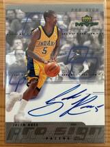 2000-01 Upper Deck MVP Prosign #JR Jalen Rose auto autograph ジャレン・ローズ 直筆サイン_画像1