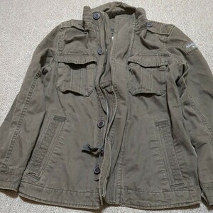 ★★　Abercrombie＆Fitch　アバクロ　ジャケット　ダークブラウン　Mサイズ　★★