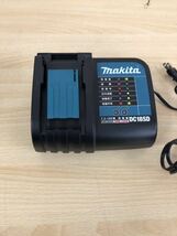 中古品 makita マキタ 充電器 DC18SD 7.2 - 18V用 バッテリー BL1850B 18V 5.0Ah セット 電動工具_画像2