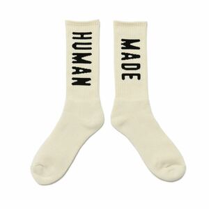 HUMAN MADE HM Logo Socks White ヒューマンメイド HM ロゴ ソックス ホワイト 靴下