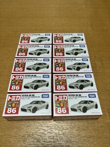 ■初回特別仕様■限定生産■トミカ GR 86 トヨタ TOYOTA ミニカー TOMICA No.86 2021年 10台セット