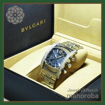 分割払い可☆豪華☆BVLGARI ブルガリ アショーマ クロノ AA48SCH キュービック 時計 メンズ_画像2