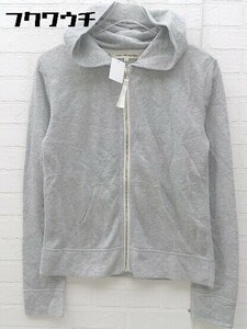 ◇ green label relaxing グリーンレーベル UNITED ARROWS 長袖 ジップアップ パーカー サイズ40 グレー レディース