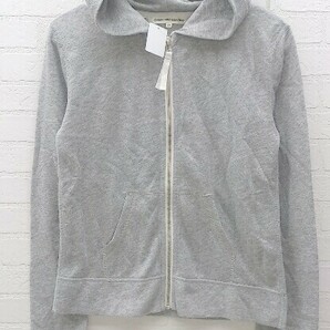 ◇ green label relaxing グリーンレーベル UNITED ARROWS 長袖 ジップアップ パーカー サイズ40 グレー レディースの画像1