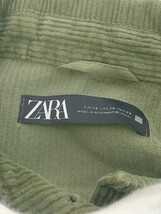 ◇ ZARA ザラ カットオフ コーデュロイ 長袖 シャツ ジャケット サイズEUR XS USA XS MEX 24 カーキ レディース P_画像3