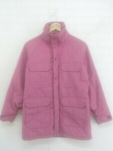 ◇ WOOLRICH ウールリッチ 70s～ 白タグ ジップアップ 長袖 コート サイズ S ピンク レディース E