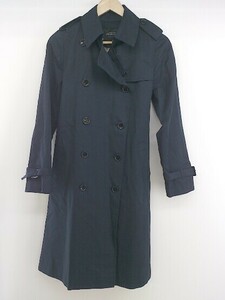 ◇ ◎ green label relaxing UNITED ARROWS ウエストベルト付 トレンチ コート サイズ40 ネイビー レディース P