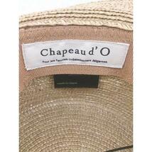 ◇ Chapeaud O ストローハット ベージュ系 サイズ57.5ｃｍ レディース_画像5