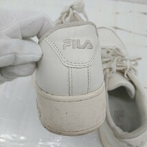 ◇ FILA フィラ WFW22058-100 ダット スニーカー シューズ サイズ24ｃｍ ホワイト レディース E_画像4