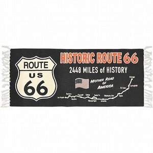  route 66 хлопок коврик на пол (R66)