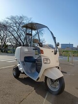 ジャイロキャノピー 2スト レストアベース車or部品取り車ジャンク品エンジン掛かり動きますミニカー登録です_画像1