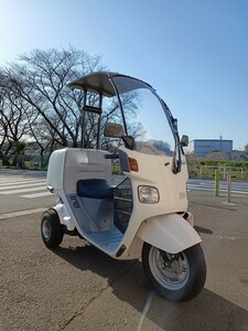 ジャイロキャノピー 2スト レストアベース車or部品取り車ジャンク品エンジン掛かり動きますミニカー登録です