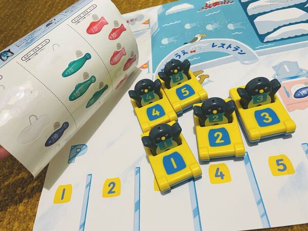 知育玩具 こどもちゃれんじほっぷ 数字 ペンギン