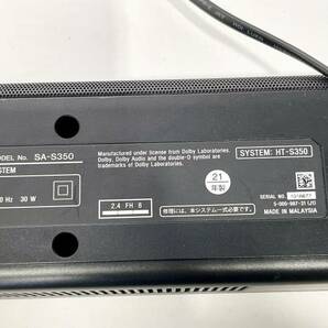 蘇さ(FY1111) SONY サウンドバー SA-S350 Bluetooth リモコン 本体 通電確認済 中古品 140サイズの画像5