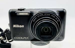 蘇や(BBY952)　コンパクトデジタルカメラ　Nikon　ニコン　COOLPIX　S6600　ブラック　簡易動作確認済み　中古品　コンパクトサイズ　