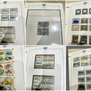 蘇さ(MtY1580) 切手 おまとめ 国連切手アルバム バラ レア 海外 記念切手 日本切手 未使用/消印有 中古品 80サイズの画像3