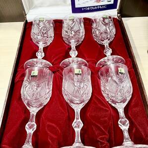 蘇さ(MtY1592)) HOYA CRYSTAL TOKYO ワイングラス タンブラーコレクション おまとめ 箱入り 中古品 100サイズの画像2