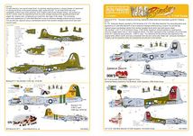 Kits-World(144002)1/144 B-17F/B-17G FlyingFortress用デカール_画像1