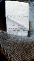 正規品 Levi's USA製 201XX　W34 L32 201－0003 超貴重サイズ バレンシア工場　555　501XX 　ヴィンテージ　ジーンズ　リーバイス 　BIGE　_画像5