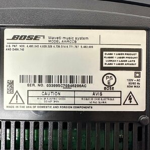 BOSE wave music system AWRCCB リモコン付 5949の画像6