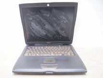 ☆【1H0209-27】 Apple アップル PowerBook 400MHz M7572 ジャンク_画像2