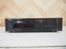 ☆【2K0308-2】 SONY ソニー CDプレイヤー CDP-X55ES 100V リモコン付 COMPACT DISC PLAYER ジャンク_画像2