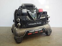 ☆【H0311-21】 HITACHI 日立 エアーコンプレッサー EC1245H2 100V 常圧 高圧 ジャンク_画像1