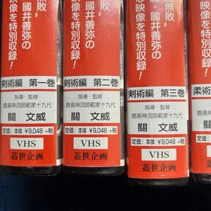 貴重 日本武道の淵源 鹿島神流 關文威 VHS11巻揃 蓋世企画【国井善弥 武道 武術 剣術 柔術 居合 合気 唐手 空手 拳法 忍術】の画像4