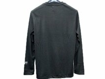 新作★48(L)★\5390〓NICOLE CLUB FOR MEN ニコル〓ロゴ刺繍長袖Ｔシャツblack_画像2