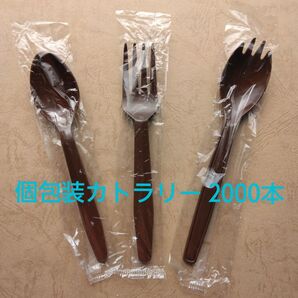 テイクアウト 個包装カトラリー3種セット 計2000本