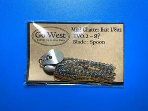 別名【プリスポーンSPL】Evo.2-89 GoWest ミニチャターベイト 1/8oz（Spoon Blade）